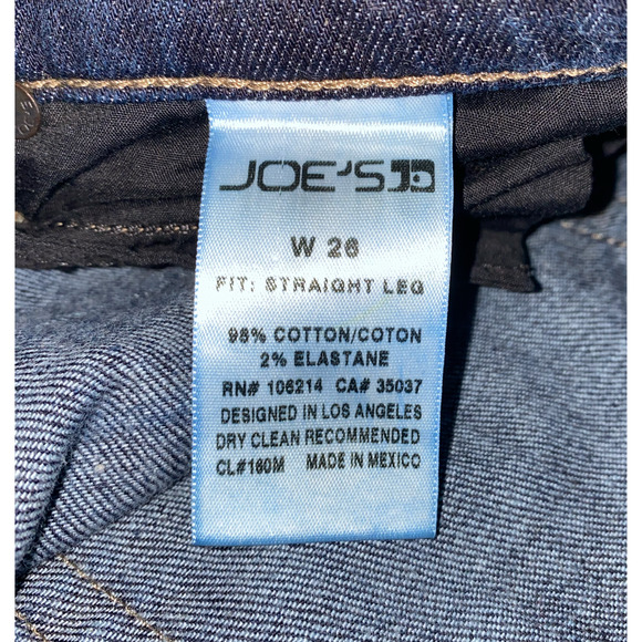 Joe's Jeans Straight Leg Dark Wash Size 26 - Picture 4 of 4